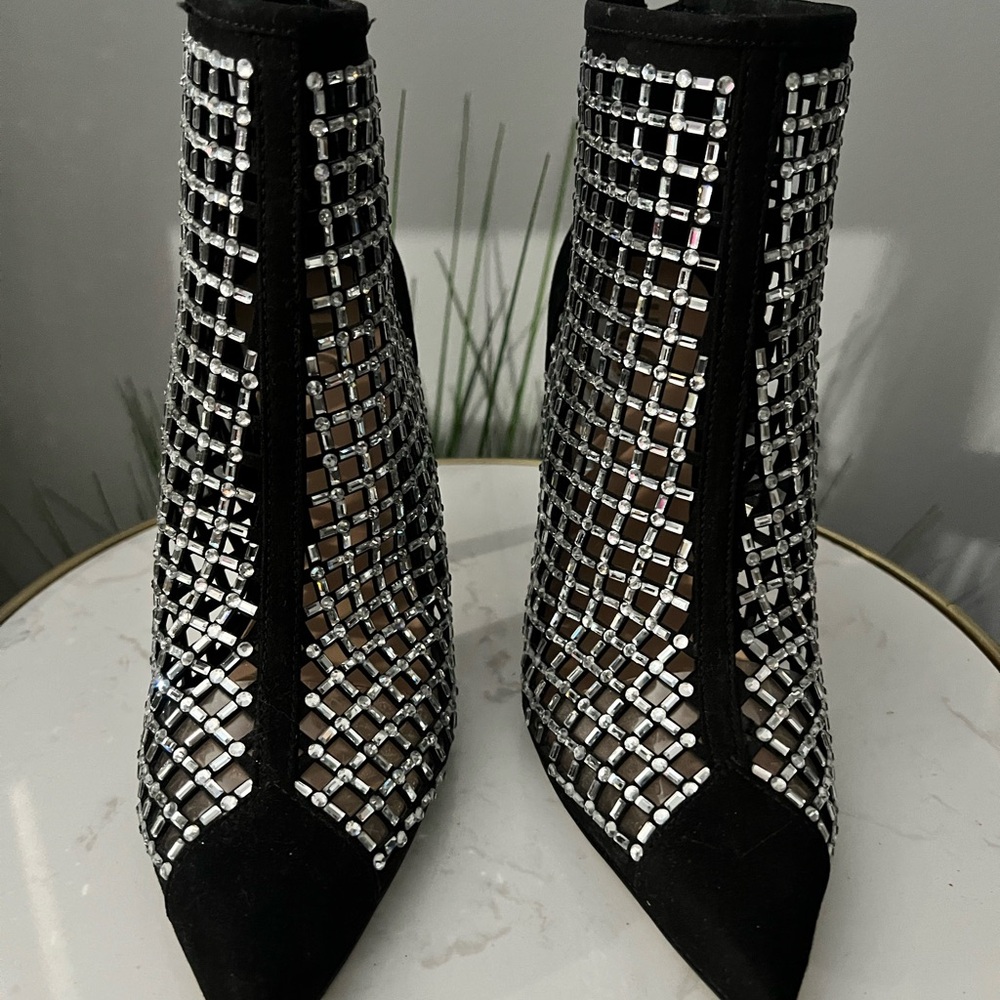 INC Rhinestone Cage Boot - Picture 2 of 3